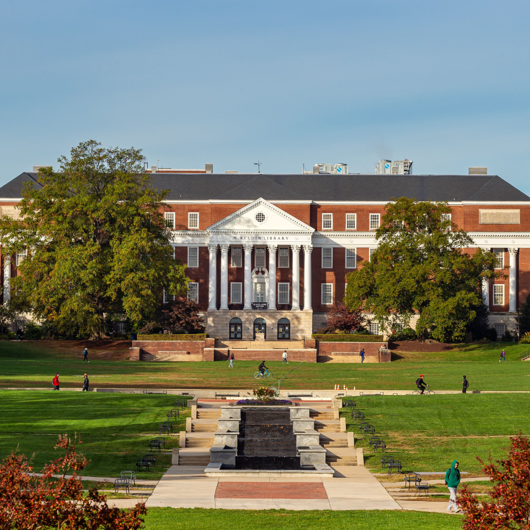 UMD Campus View of Mckeldin Library